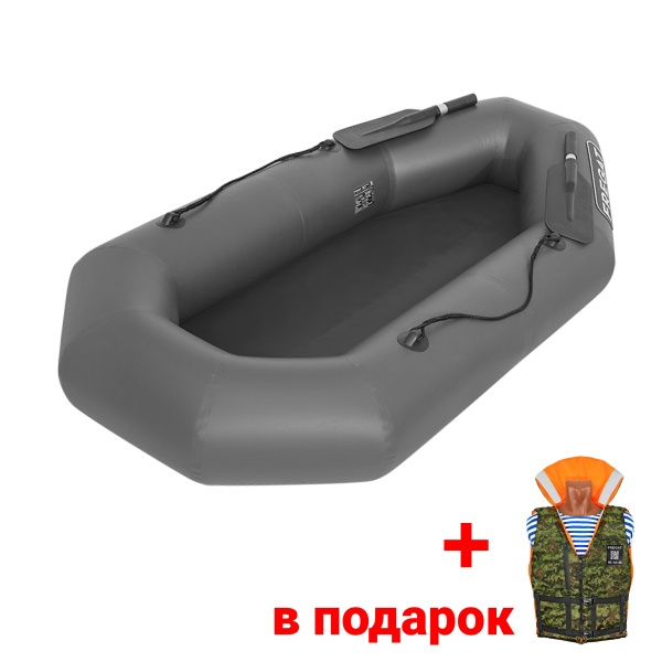 М-1 Оптима лайт (200 см) с гребками Лодка (серая 2614)